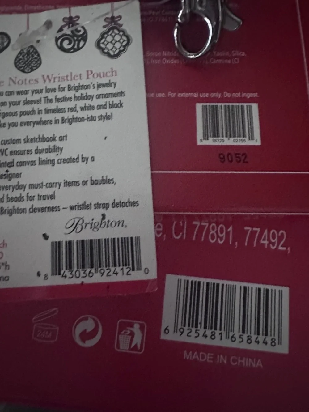 Brighton Set Minnie Mouse Bella Makeup NIB Items Set